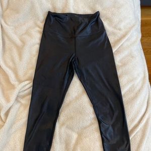 NWOT Carbon 38 faux leather high waist leggings S